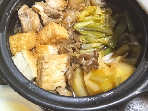 春キャベツと鶏もも肉でなんちゃって〜すき焼き♬